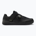 Scarpe da ciclismo con piattaforma da uomo Crankbrothers Stamp Boa nero/oro/nero 2