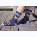 Calze da trekking per bambini Darn Tough Van Wild Micro Crew denim 3