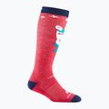 Calze da sci bambini Darn Tough Magic Mountain OTC Midweight with Cushion w/ Padded Shin raspberry