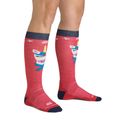 Calze da sci bambini Darn Tough Magic Mountain OTC Midweight with Cushion w/ Padded Shin raspberry 3