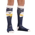 Calze da sci bambini Darn Tough Polar Bear OTC Midweight with Cushion w/ Padded Shin blue 2