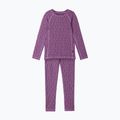 Set di biancheria intima termica per bambini Reima Taival rosa freddo