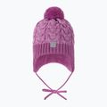 Berretto invernale per bambini Reima Paljakka rosso violetto