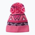 Cappello invernale per bambini Reima Kirjoen soft coral 2