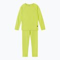 Set di biancheria termica per bambini Reima Lani bright lime