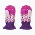 Guanti da neve per bambini Reima Lapanen plum purple 3