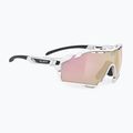 Occhiali da sole Rudy Project Cutline white gloss/multilaser rosegold