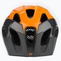 Casco da bici Rudy Project Crossway piombo/arancio fluo lucido 2