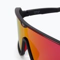 Occhiali da sole Rudy Project Spinshield nero opaco/rosso multi laser 5