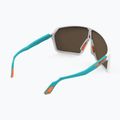 Occhiali da sole Rudy Project Spinshield bianco e acqua opaco/arancio multilaser 6