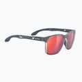 Occhiali da sole Rudy Project Lightflow A in metallo blu ghiaccio opaco/rosso multilaser