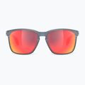 Occhiali da sole Rudy Project Lightflow A in metallo blu ghiaccio opaco/rosso multilaser 3