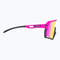 Occhiali da sole Rudy Project Kelion rosa fluo opaco/multilaser sunset 4