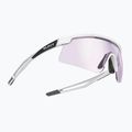 Occhiali da sole Rudy Project Turbolence white matte/impactx photochromic 2 laser purple 2