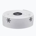 SUPACAZ Super Sticky Kush Galaxy nastro bianco/stampa nera/tasselli neri ano fascia manubrio