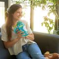 Nalgene Bottiglia da viaggio Sustain a bocca larga 1000 ml ceruleo 8