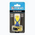 Fox 40 Sharx Fischietto di sicurezza giallo/blu con cordino 3