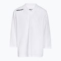 Maglia da hockey a manica lunga per bambini Bauer Flex Practice Jersey Jr white