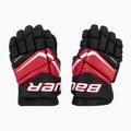 Guanti da hockey junior Bauer Vapor Fly40 Jr black/red 2