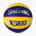 Spalding TF-33 Pallacanestro ufficiale giallo/blu misura 6