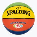 Spalding Rookie Gear in pelle multicolore basket dimensioni 5