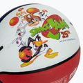 Pallone da basket Spalding Space Jam Tune white/red/blue taglia 7 4