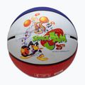 Pallone da basket Spalding Space Jam Tune white/red/blue taglia 7 2
