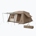 Tenda da campeggio 4-osobowy Naturehike Village 13 Ridge Ultimate Edition brown/ti black