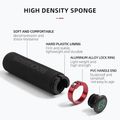 Manopole per manubrio Rockbros BT1001 Handlebar Grips black/red 3