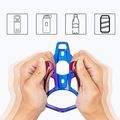 Portaborraccia Rockbros 31210007 Water Bottle Holder blue/purple 4