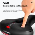 Sella per bici Rockbros AQ-6090 black/red 3