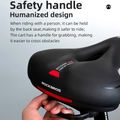 Sella per bici Rockbros AQ-6090 black/red 5