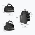 Borsa da portapacchi per bici Rockbros A6-03BK Bicycle Pannier Bag black 5