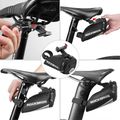 Borsa sottosella per bicicletta Rockbros C28BK Bike Saddle Bag black 3
