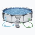 Set piscina Bestway Steel Pro Max 305 x 76 cm grigio 4