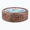 Piscina con idromassaggio 6 persone MSpa Comfort Fermo venature del legno 5