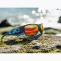 Occhiali da sole Aztron Avatar-X2 matt black/gloss blue/polarized sahara red mirror/brown 6