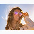 Occhiali da sole Aztron Party white marble print/polarized rose pink mirror/brown 6