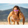 Occhiali da sole Aztron Party white marble print/polarized rose pink mirror/brown 8