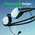 Occhialini da nuoto Holoswim Solla Wave AI Music silver 3