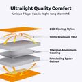 Flextail Zero R05 Materasso gonfiabile arancione regolare 11