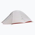 Tenda da trekking 3-osobowy Naturehike Cloud Up 3 Pro 20D light gray/red