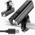 Faro anteriore per bici Rockbros 24610002001 Front Light 1000 Lumen black 3