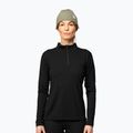 Felpa termica donna Devold Breeze Merino 150 Zip Neck black
