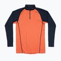 Felpa termica uomo Devold Duo Active Merino 205 Zip Neck brick 5