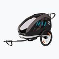 Rimorchio per bici Hamax Traveller Twin nero/grigio 2