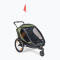 Rimorchio per bici Hamax Outback Twin verde/nero