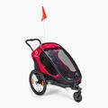Rimorchio per biciclette Hamax Outback One rosso/nero
