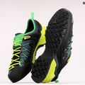 Scarpa da avvicinamento Salewa Wildfire Edge da uomo, blu ombra/giallo fluo 10