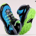 Scarponi da trekking per bambini Salewa Alp Trainer Mid GTX blu danubio/verde fluo 10